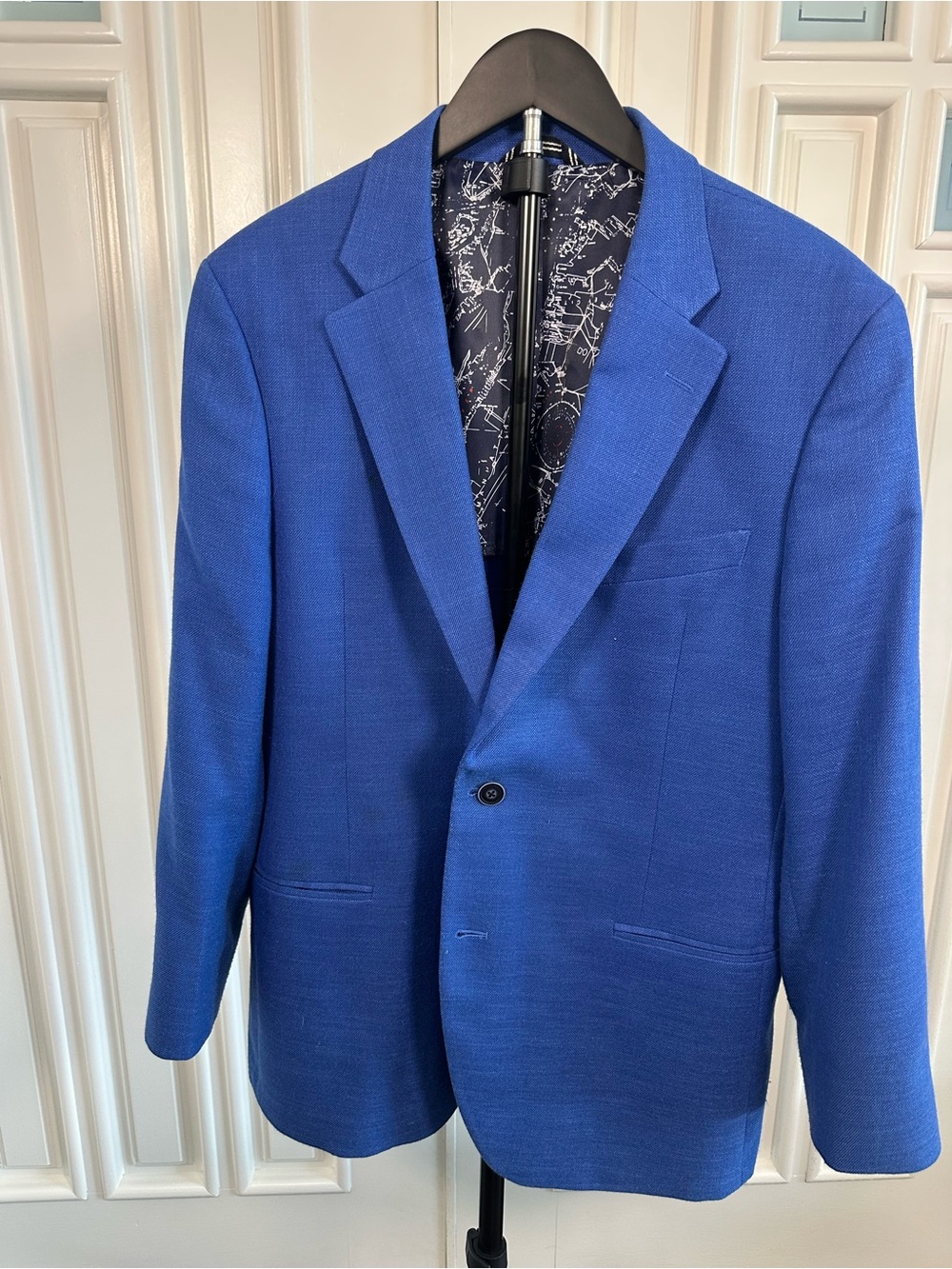 Nautica Royal Blue Single-Button Blazer